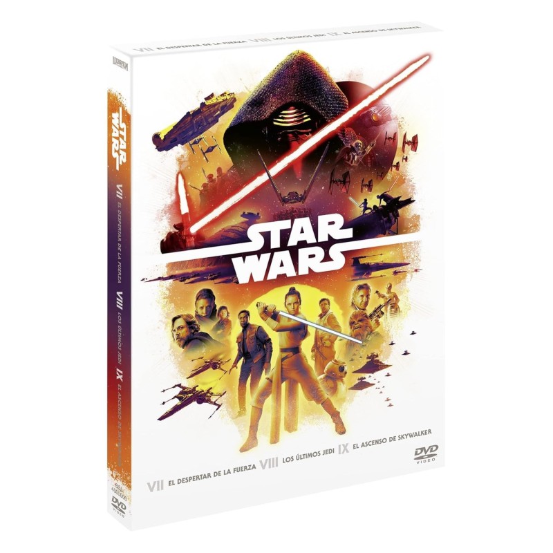 Star Wars: El Despertar De La Fuerza + Star Wars: Los Últimos Jedi + Star Wars: El Ascenso De Skywalker (3 discos) [DVD] (2015#2