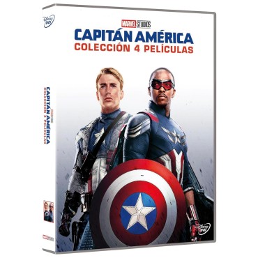 Capitán América: Colección 4 Películas (4 discos, Edición con funda) [DVD] (Varios años) Captain America