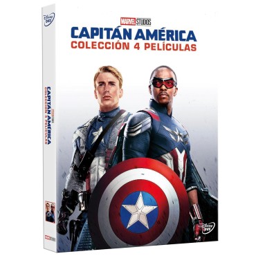 Capitán América: Colección 4 Películas (4 discos, Edición con funda) [DVD] (Varios años) Captain America