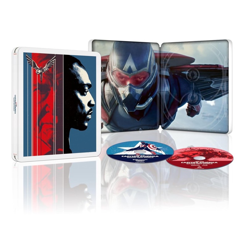 Capitán América: Brave New World (Steelbook) [Blu-ray] (2025) Captain America: Brave New World