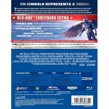 Capitán América: Brave New World (Steelbook) [Blu-ray] (2025) Captain America: Brave New World