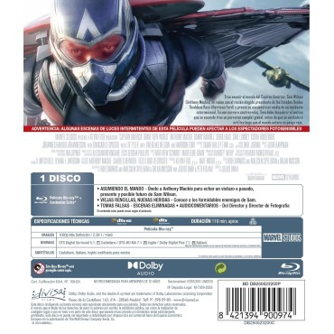 Capitán América: Brave New World [Blu-ray] (2025) Captain America: Brave New World
