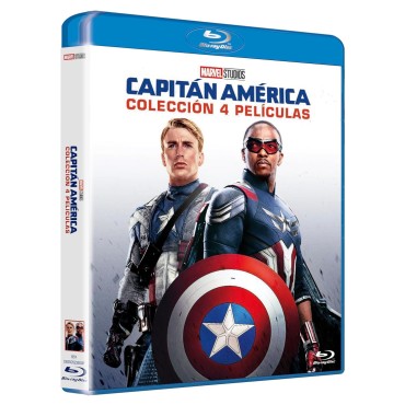 Capitán América: Colección 4 Películas (4 discos, Edición con funda) [Blu-ray] (Varios años) Captain America