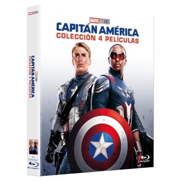 Capitán América: Colección 4 Películas (4 discos, Edición con funda) [Blu-ray] (Varios años) Captain America
