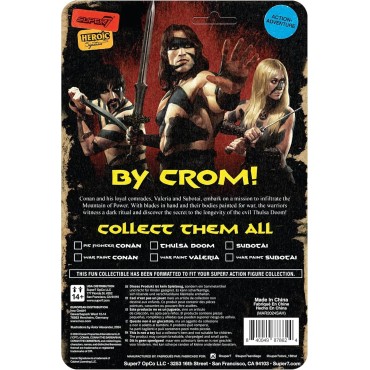 Figura Conan Pintura De Guerra Conan El Bárbaro Articulada 10 cms