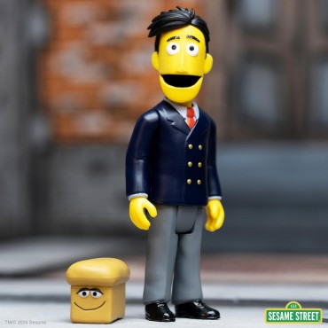 Figura Guy Smiley Sesame Street Barrio Sésamo Articulada 10 cms