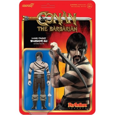 Figura Subotai Pintura De Guerra Conan El Bárbaro Articulada 10 cms