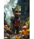 Placa Decorativa Groot Guardianes De La Galaxia Marvel Metálica Póster HD 