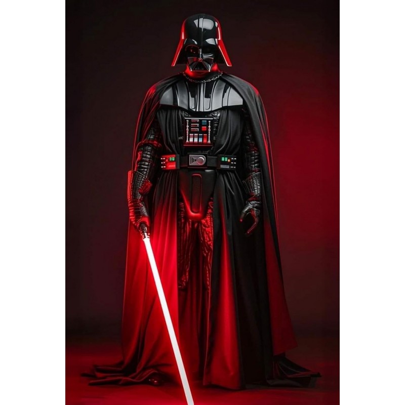 Placa Decorativa Darth Vader Star Wars Metálica Cuadro Póster HD 