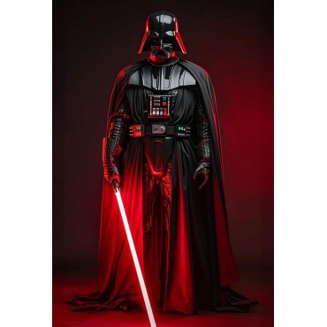 Placa Decorativa Darth Vader Star Wars Metálica Cuadro Póster HD 
