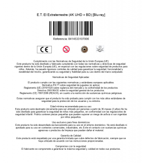 E.T. El Extraterrestre (4K UHD + BD) [Blu-ray]