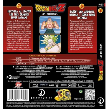 Dragon Ball Z Las Películas (VOL.4, películas 7 y 8) [Blu-ray] (1989)