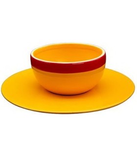 Taza y Plato Sombrero de Paja One Piece Cerámica 250 mls