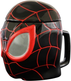 Taza 3D Miles Morales Spider-Man Marvel Cerámica 450 mls