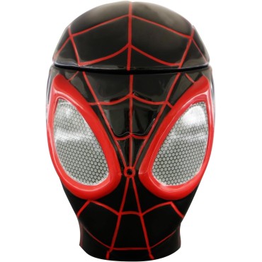 Taza 3D Miles Morales Spider-Man Marvel Cerámica 450 mls
