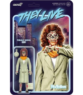 Figura Female Ghoul Glow Brilla en la Oscuridad They Live Articulada 10 cms