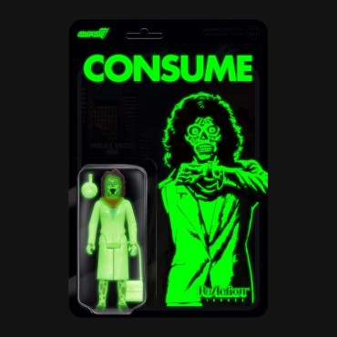 Figura Female Ghoul Glow Brilla en la Oscuridad They Live Articulada 10 cms