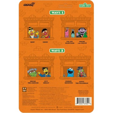 Figura Oscar The Grouch Sesame Street Barrio Sésamo Articulada 10 cm