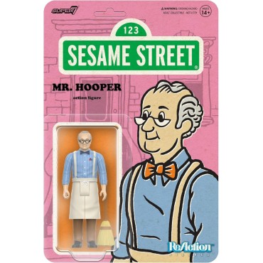 Figura Mr Hooper Sesame Street Barrio Sésamo Articulada 10 cm