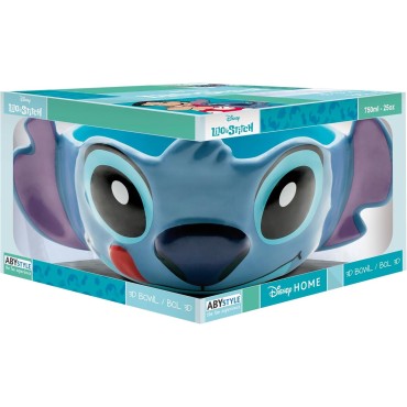 Bol 3D Cabeza de Stitch Lilo & Stitch Disney Cerámica 750 mls