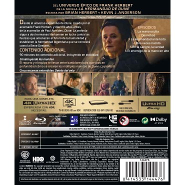 Dune: La Profecía (Temporada 1) [4K UHD, Blu-ray] (2024) Dune: Prophecy