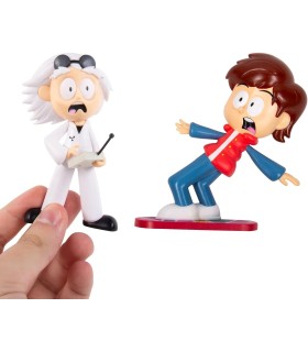Figuras Decorativas Doc y Marty Regreso al Futuro Back to the Future Comic Ons 8 cms