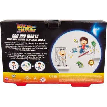 Figuras Decorativas Doc y Marty Regreso al Futuro Back to the Future Comic Ons 8 cms