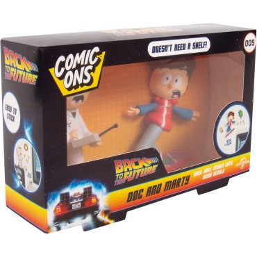 Figuras Decorativas Doc y Marty Regreso al Futuro Back to the Future Comic Ons 8 cms