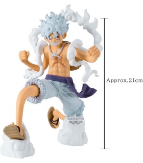 Figura Monkey D. Luffy Gear 5 Grandista One Piece 21 cms