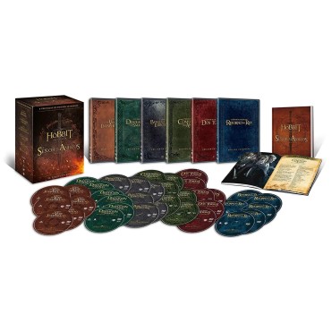 Pack Tierra Media (El Hobbit y El Señor de los Anillos) 6 películas edición extendida (36 DISCOS) [DVD]