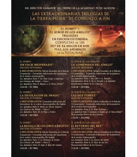 Pack Tierra Media (El Hobbit y El Señor de los Anillos) 6 películas edición extendida (36 DISCOS) [DVD]