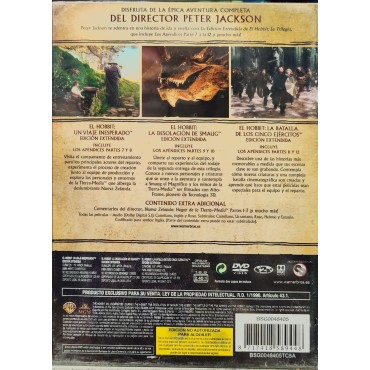 El Hobbit: Un Viaje Inesperado + el Hobbit: la Desolación de Smaug + el Hobbit: la Batalla de los Cinco Ejércitos (Edición exten