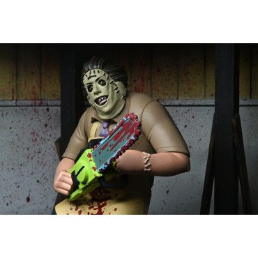 Figura Leatherface Bloody La Matanza de Texas Toony Terrors 15 cms
