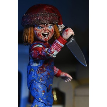Figura Ultimate Chucky Holiday Edition Articulada 18 cms