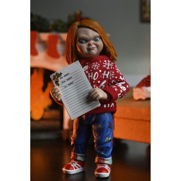 Figura Ultimate Chucky Holiday Edition Articulada 18 cms
