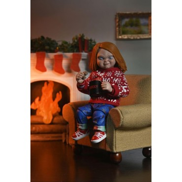 Figura Ultimate Chucky Holiday Edition Articulada 18 cms