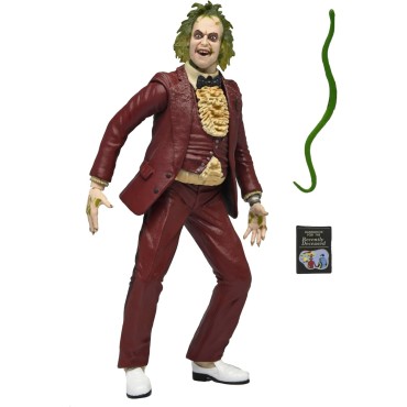 Figura Beetlejuice Red Tuxedo Articulada 18 cms