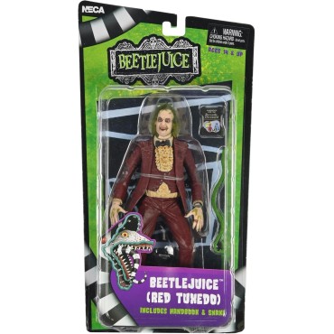 Figura Beetlejuice Red Tuxedo Articulada 18 cms