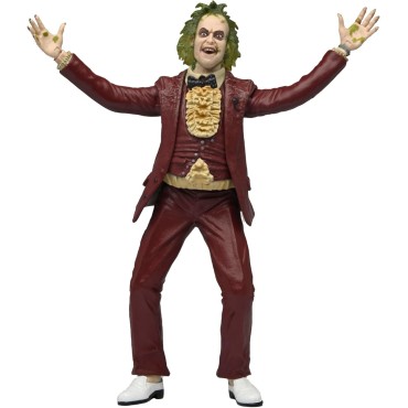Figura Beetlejuice Red Tuxedo Articulada 18 cms