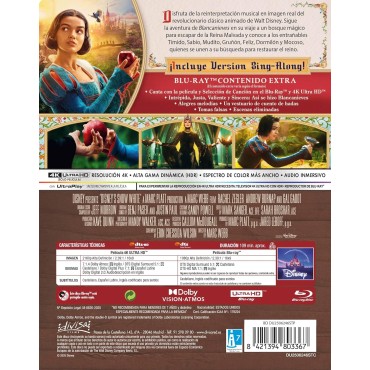 Blancanieves (Steelbook) [4K UHD, Blu-ray] (2025) Snow White