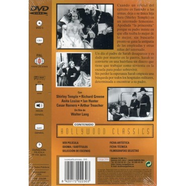 La Pequeña Princesa [DVD] (1939) The Little Princess