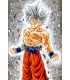Placa Decorativa Goku Ultra Instinto Dragon Ball Super Metálica Cuadro Póster HD