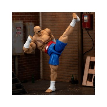 Figura Sagat Street Fighter II The Final Challengers Articulada 19 cms