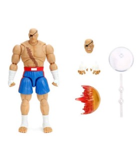 Figura Sagat Street Fighter II The Final Challengers Articulada 19 cms