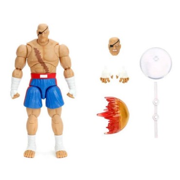 Figura Sagat Street Fighter II The Final Challengers Articulada 19 cms