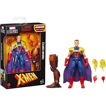 Figura Fabian Cortez X-Men Marvel Legends Articulada 15 cms