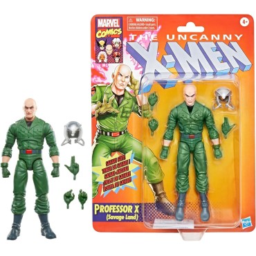 Figura Professor X Savage Land X-Men Marvel Articulada 15 cms