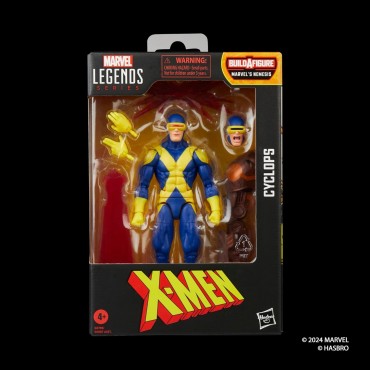 Figura Cíclope X-Men Marvel Legends Articulada 15 cms