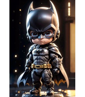 Placa Decorativa Baby Batman CHIBI DC Metálica Cuadro Póster HD