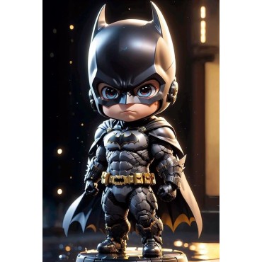 Placa Decorativa Baby Batman CHIBI DC Metálica Cuadro Póster HD